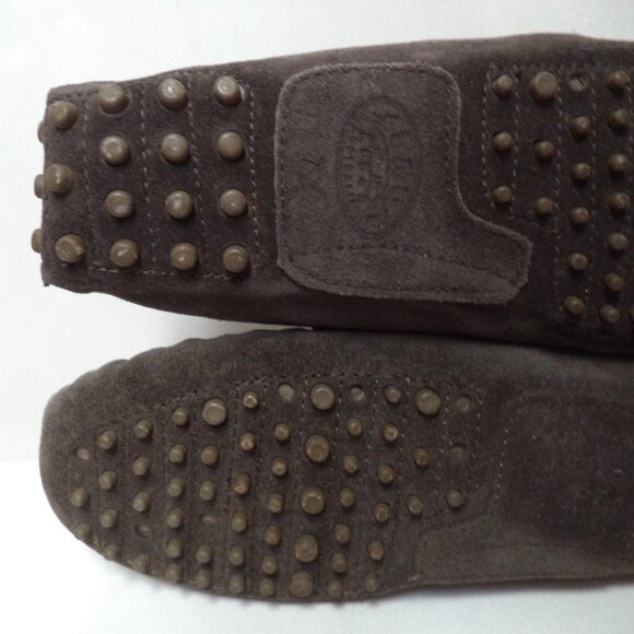 Emu Ridge Australia Suede genuine shearling lined slipper loafers Men Size Sz 7 main image 10